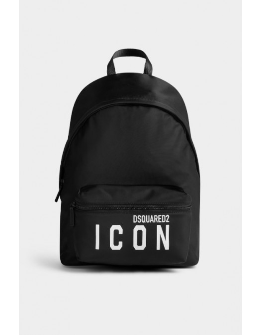 Rucsac DSQUARED2, Icon Print, Negru - BPM010011703199M436