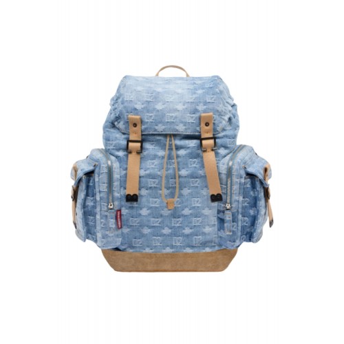 Rucsac DSQUARED2, D2 Monogram Backpack, Blue