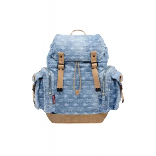Rucsac DSQUARED2, D2 Monogram Backpack, Blue