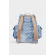 Rucsac DSQUARED2, D2 Monogram Backpack, Blue - BPM0131101088193098