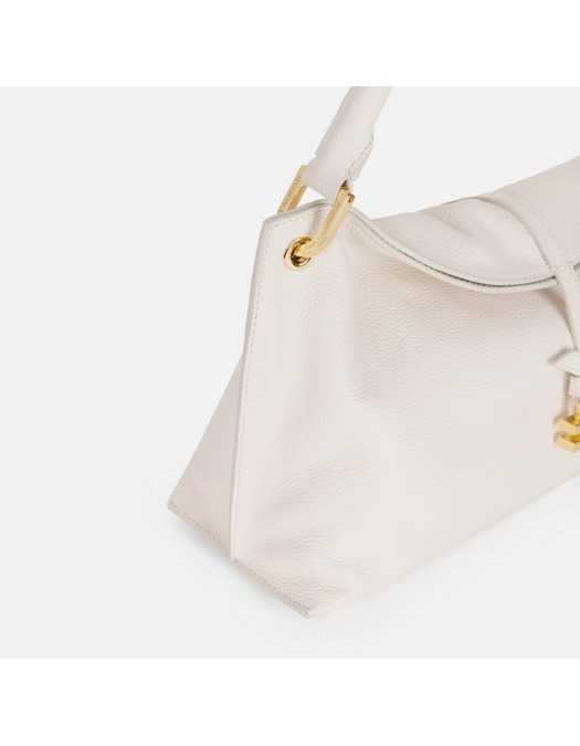 Geanta ELISABETTA FRANCHI,  Medium Boulevard leather handbag - BS23N55EC193