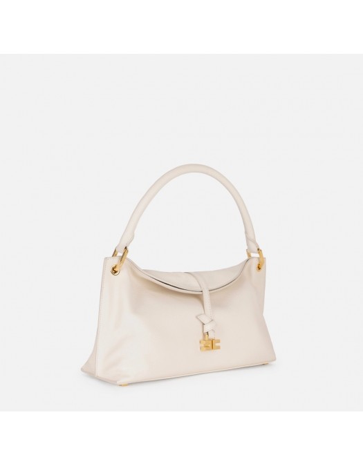 Geanta ELISABETTA FRANCHI,  Medium Boulevard leather handbag - BS23N55EC193