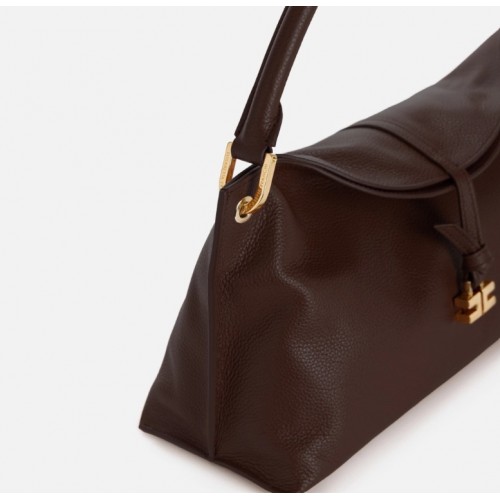 Geanta ELISABETTA FRANCHI, Medium Boulevard leather handbag