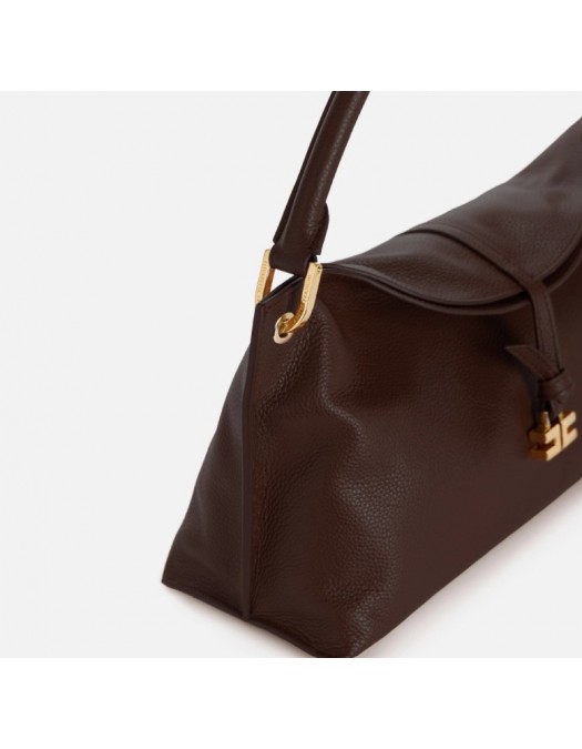 Geanta ELISABETTA FRANCHI, Medium Boulevard leather handbag - BS23N55EC644