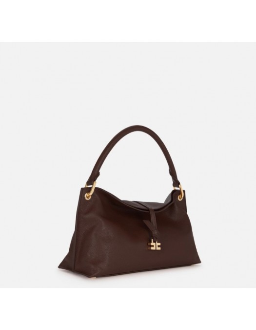 Geanta ELISABETTA FRANCHI, Medium Boulevard leather handbag - BS23N55EC644