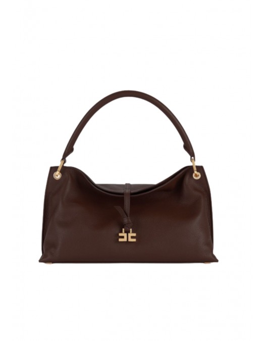 Geanta ELISABETTA FRANCHI, Medium Boulevard leather handbag - BS23N55EC644