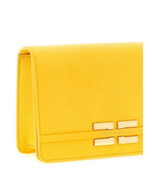 Geanta ELISABETTA FRANCHI,Logo shoulder strap,Yellow - BS39A61E2EV4