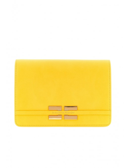 Geanta ELISABETTA FRANCHI,Logo shoulder strap,Yellow - BS39A61E2EV4