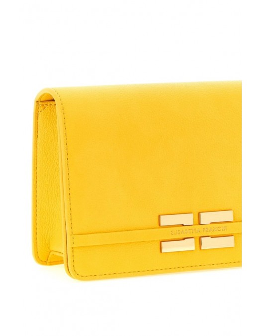 Geanta ELISABETTA FRANCHI,Logo shoulder strap,Yellow - BS39A61E2EV4