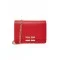 Geanta ELISABETTA FRANCHI , Leather-Effect Bag with Chain Shoulder Strap and Logo