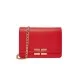 Geanta ELISABETTA FRANCHI , Leather-Effect Bag with Chain Shoulder Strap and Logo - BS39A61E2H85