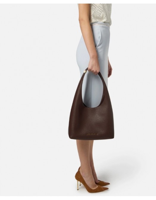 Geanta ELISABETTA FRANCHI, Small hobo with logo detail - BS44A55EC644