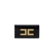 Clutch ELISABETTA FRANCHI, Borsa Clutch Piccola Pelle Logo-Nero - BS76N58E2110