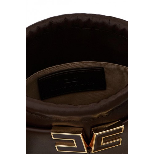 Geanta ELISABETTA FRANCHI,Logo bucket bag