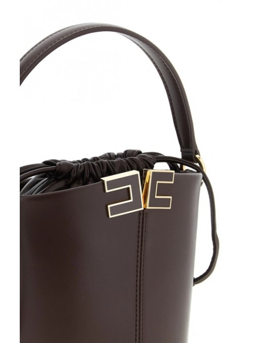 Geanta ELISABETTA FRANCHI,Logo bucket bag - BS92A61E2644