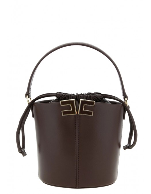 Geanta ELISABETTA FRANCHI,Logo bucket bag - BS92A61E2644