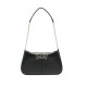 Geanta ELISABETTA FRANCHI, Shoulder Bag with Metal Strap and Gold Logo, Black - BS93A61E2110