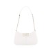 Geanta ELISABETTA FRANCHI, Shoulder Bag with Metal Strap and Gold Logo, White - BS93A61E2360