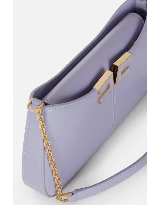 Geanta ELISABETTA FRANCHI, Shoulder Bag with Metal Strap and Gold Logo - BS93A61E2EV7