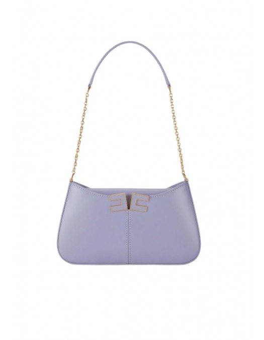 Geanta ELISABETTA FRANCHI, Shoulder Bag with Metal Strap and Gold Logo - BS93A61E2EV7