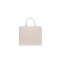 Geanta ELISABETTA FRANCHI, Bold Monogram medium shopper Cream