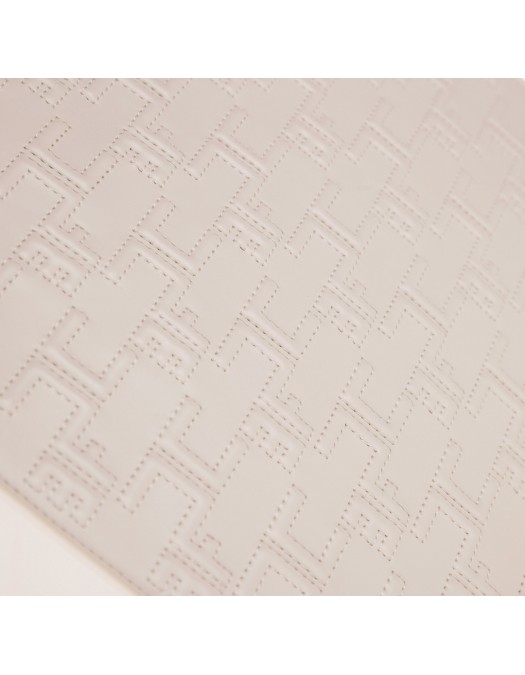 Geanta ELISABETTA FRANCHI, Bold Monogram medium shopper Cream - BSC0225EC193