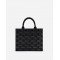 Geanta ELISABETTA FRANCHI, Bold Monogram small shopper Black