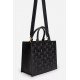 Geanta ELISABETTA FRANCHI, Bold Monogram small shopper Black - BSC0325EC110