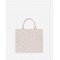 Geanta ELISABETTA FRANCHI, Bold Monogram small shopper Nude