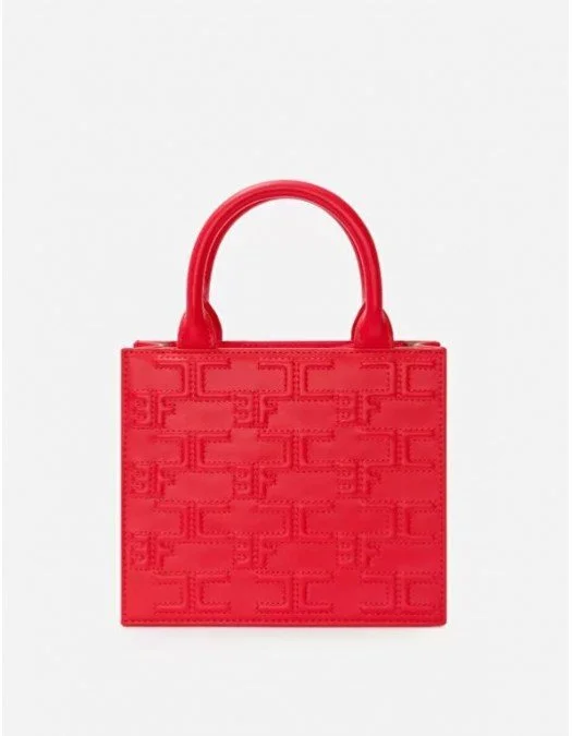Geanta ELISABETTA FRANCHI, Bold Monogram Red - BSC0425EC210 Geanta ELISABETTA FRANCHI, Bold Monogram Red - BSC0425EC210