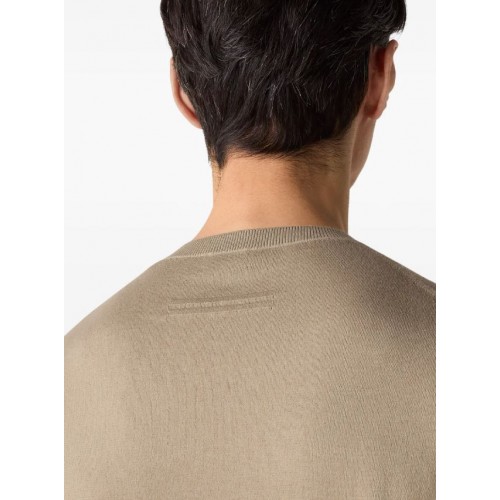 Tricou Zegna, Oasi cotton T-shirt, Beige