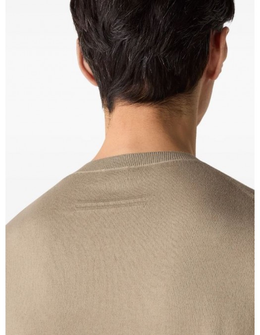 Tricou Zegna, Oasi cotton T-shirt, Beige - C10UHC90A3N03