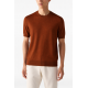 Tricou Zegna, Oasi cotton T-shirt, Brown - C10UHC90A3N05
