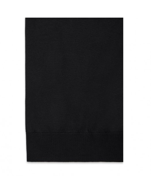 Tricou PAOLO PECORA,Black Cotton Polo Shirt - C1M0A008F2009000