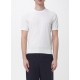 Tricou Paolo Pecora, Oversized  Crewneck, Extrafine, Beige - C1M0A010F2008808