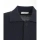 Tricou Paolo Pecora, Honeycomb Structure, Black - C1M0A022F1009000