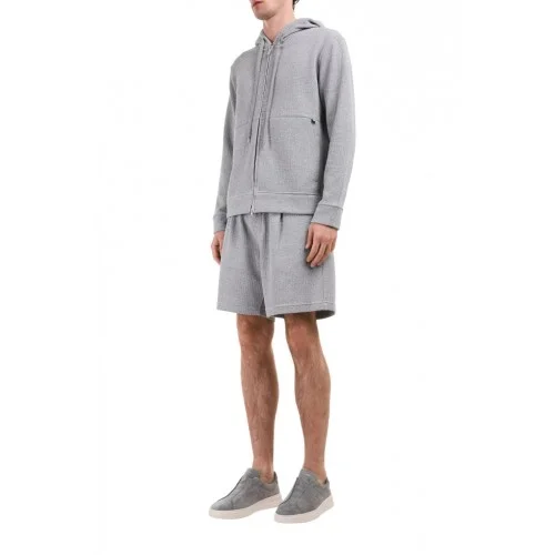 Hanorac Paolo Pecora, Touch Jersey, Grey