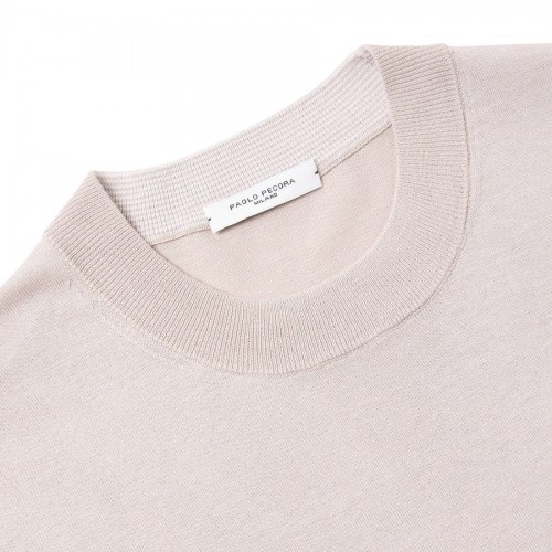 Tricou Paolo Pecora, Guler Polo, Beige Tricou Paolo Pecora, Guler Polo, Beige