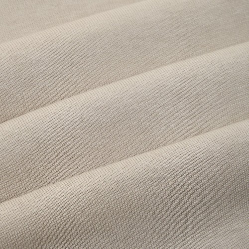 Tricou PAOLO PECORA, Beige Cotton Silk Crew Neck   