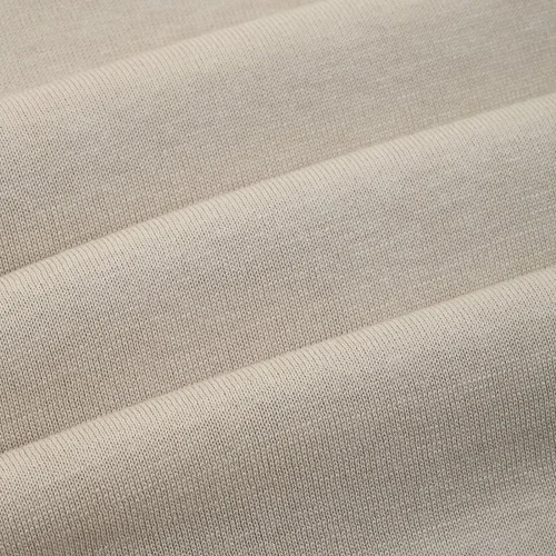 Tricou PAOLO PECORA, Beige Cotton Silk Crew Neck   
