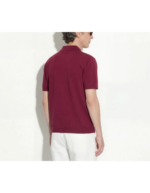 Tricou PAOLO PECORA, Loose Fit Cotton Red - C1MA048F9004469