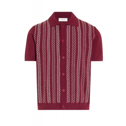 Tricou PAOLO PECORA, Loose Fit Cotton Red