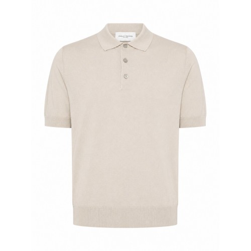 Tricou PAOLO PECORA, Cotton Knit Polo Shirt 