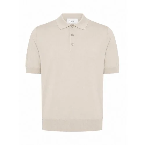 Tricou PAOLO PECORA, Cotton Knit Polo Shirt 