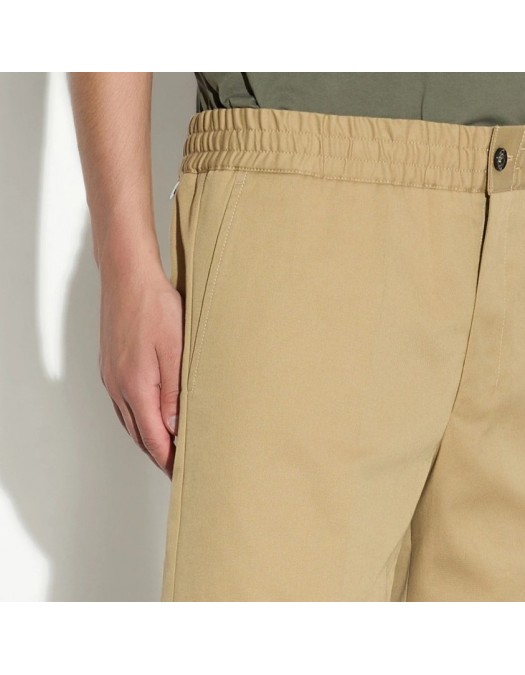 Bermude PAOLO PECORA,Bermuda Shorts with Elastic Belt in Cotton Rope - C1MD02100841326