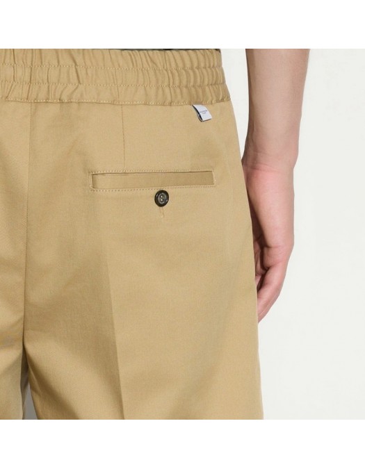Bermude PAOLO PECORA,Bermuda Shorts with Elastic Belt in Cotton Rope - C1MD02100841326