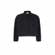 CAMASA ELISABETTA FRANCHI, Floral Openwork Embroideries, Black - CA05055E3110 CAMASA ELISABETTA FRANCHI, Floral Openwork Embroideries, Black - CA05055E3110