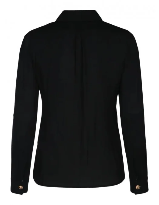 Camasa ELISABETTA FRANCHI, Georgette Design, Black - CA05451E2110 Camasa ELISABETTA FRANCHI, Georgette Design, Black - CA05451E2110
