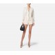 CAMASA ELISABETTA FRANCHI, Embroidered Logo, Black Details, Ivory - CA10451E2E84 CAMASA ELISABETTA FRANCHI, Embroidered Logo, Black Details, Ivory - CA10451E2E84