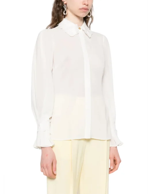 CAMASA ELISABETTA FRANCHI, Floral Touch, White - CA10552E2360 CAMASA ELISABETTA FRANCHI, Floral Touch, White - CA10552E2360